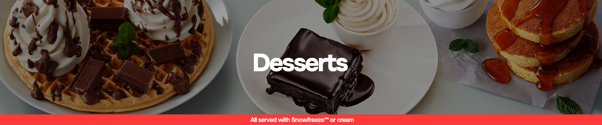 Desserts Header Image