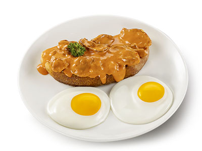 Creamy Chicken Livers & Eggs